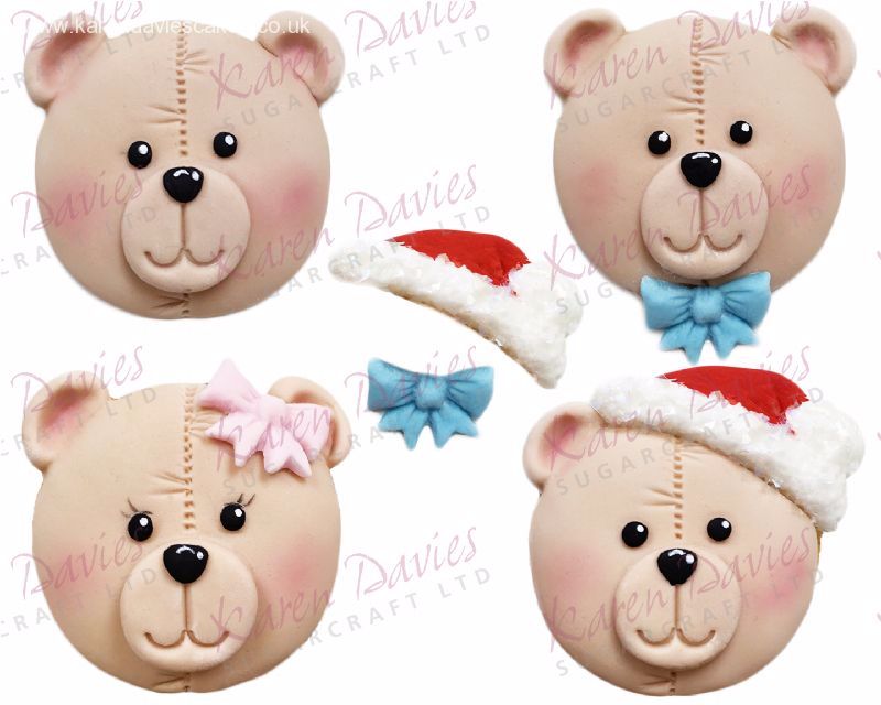 Karen Davies Teddy Face Cupcake Mould