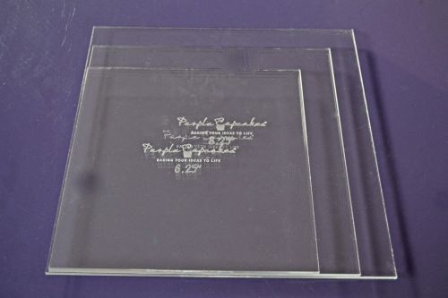 Acrylic Ganache Plates SQUARE (Set of 2)