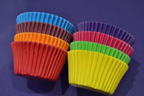 Cupcake Cases x 96 - Bright Colours