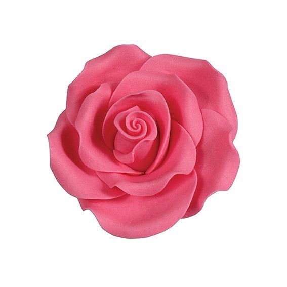 Sugar Flowers - Rose 38mm (5 Flowers) - Pink