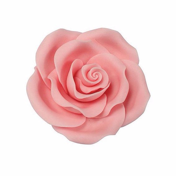 Sugar Flowers - Rose 38mm (1 Flower) - Pale Pink