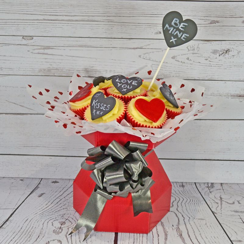 Kit - Cupcake Bouquet Box - Valentine's Day Kit 4