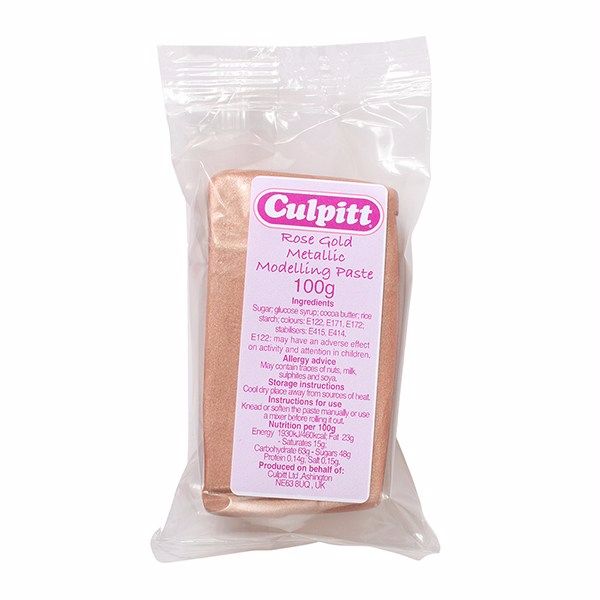 Culpitt Modelling Paste Rose Gold - 100g