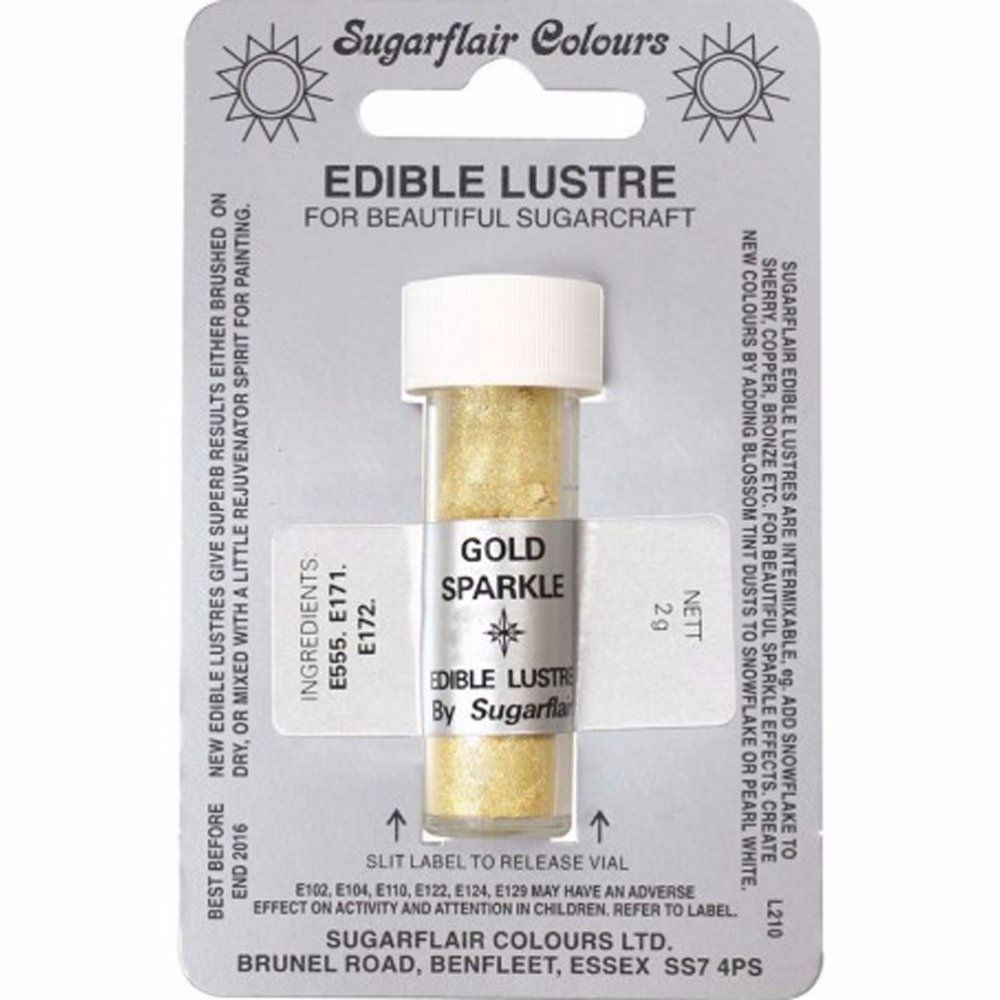 Edible Lustre Dust - Gold Sparkle