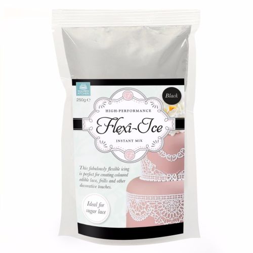 Squires Kitchen Flexi-Ice Instant Mix for Sugar Lace - Black 250g