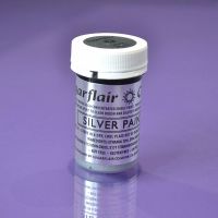 Edible Paint by Sugarflair 20g - Silver