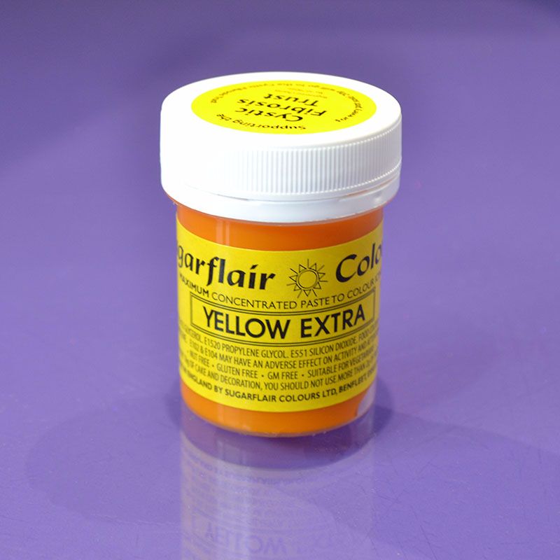 Sugarflair Yellow Extra 42g