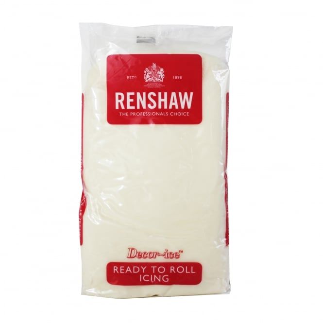 Sugarpaste 1kg Celebration Cream - Renshaw Decor Ice Ready to Roll (BBE Jan