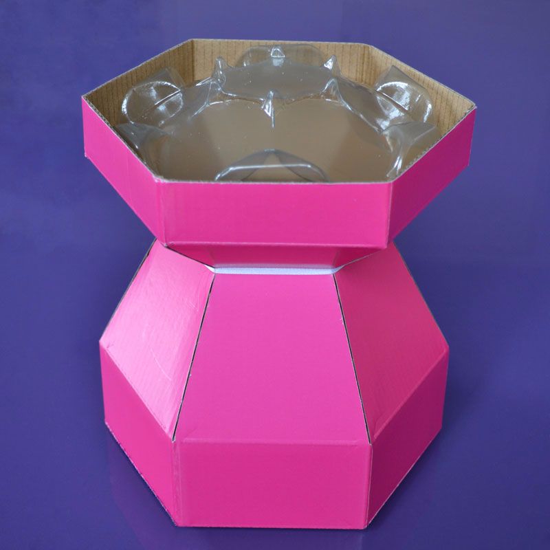  Cupcake Bouquet Box - Cerise Pink