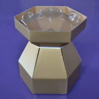  Cupcake Bouquet Box - Gold