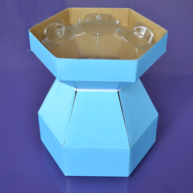 Cupcake Bouquet Box - Iceberg Blue