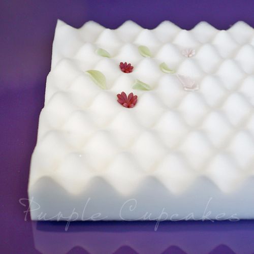 Purple Cupcakes Foam Drying Tray (28cm x 28cm)