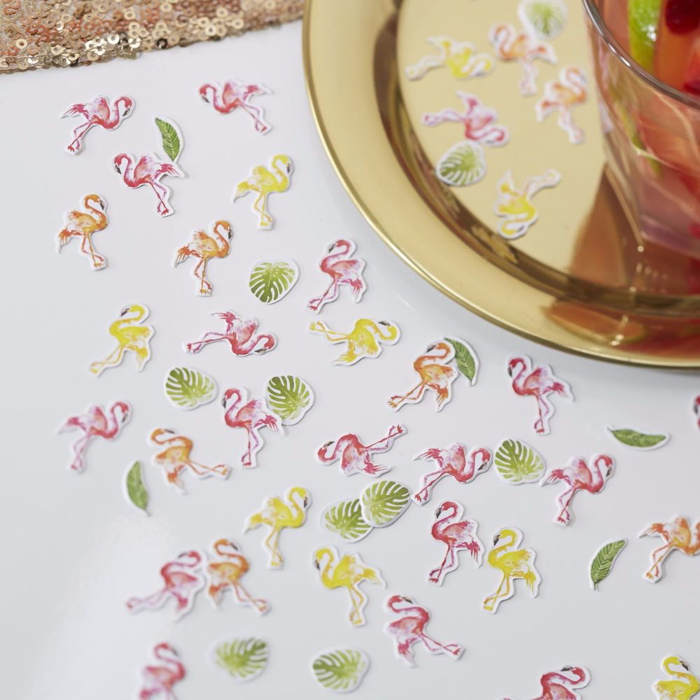 Flamingo Table Confetti