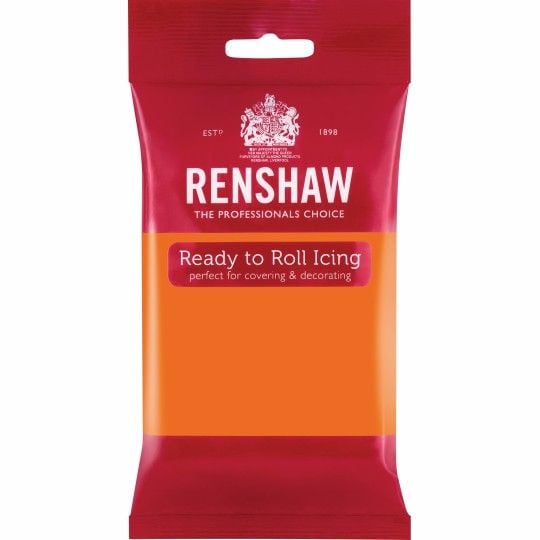 Renshaw Ready To Roll Icing - Tiger Orange