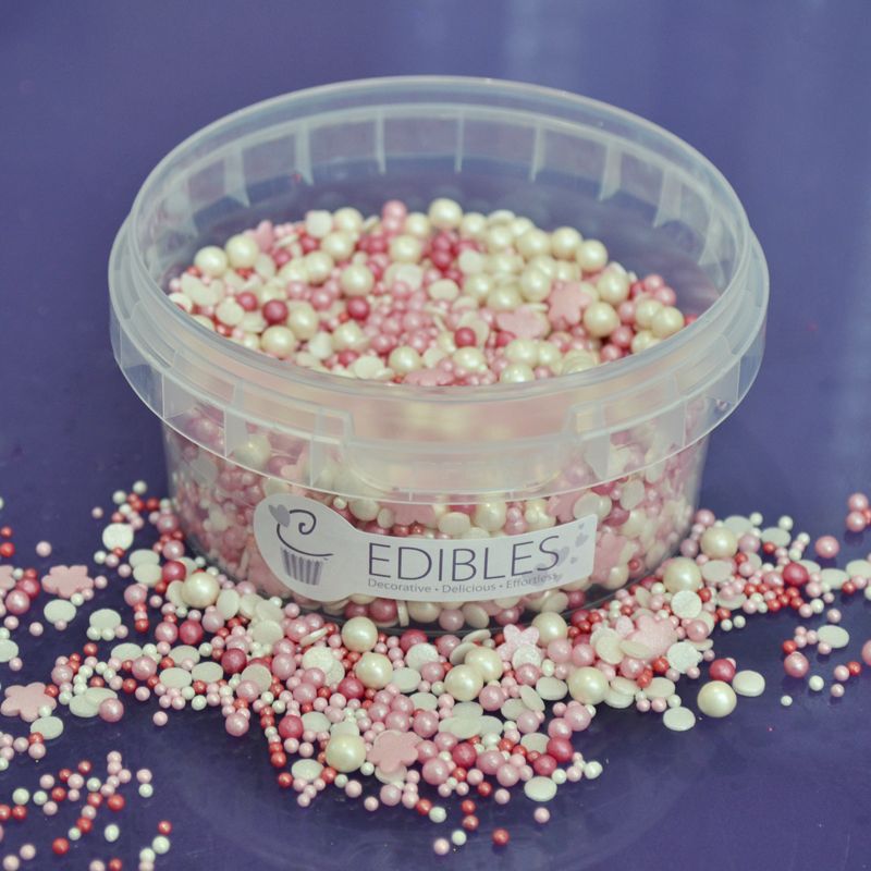  Purple Cupcakes Edibles Sprinkle Mix - Petal 100g