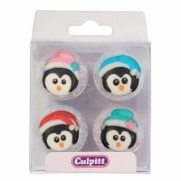 Christmas Sugar Penguin Pipings