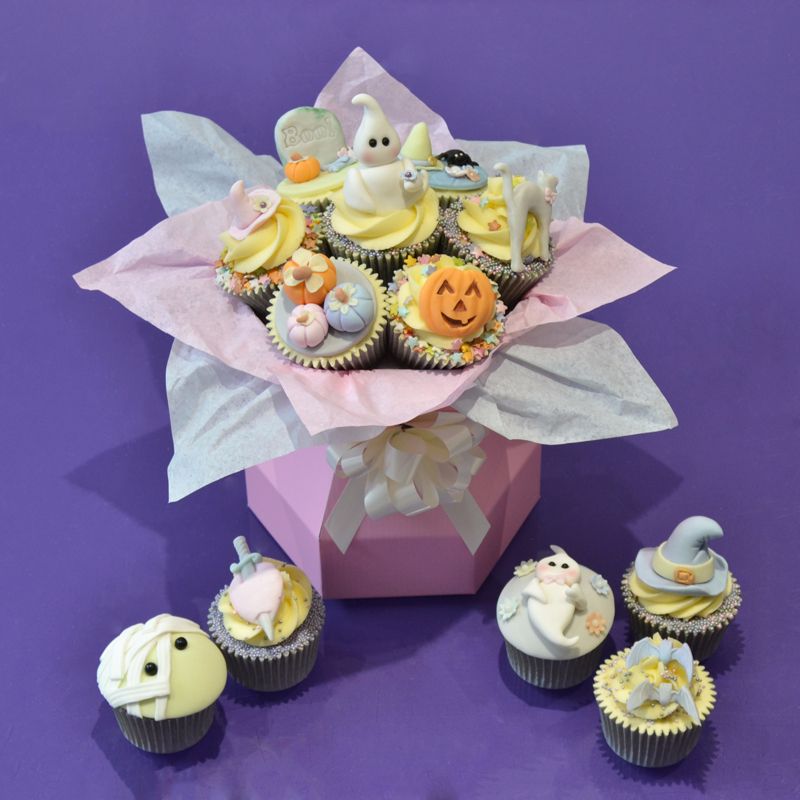 Kit - Cupcake Bouquet Box - Baby Girl Baby Shower/Birth