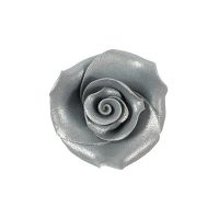 Sugar Flowers - Rose 38mm (3 Flowers) - Silver