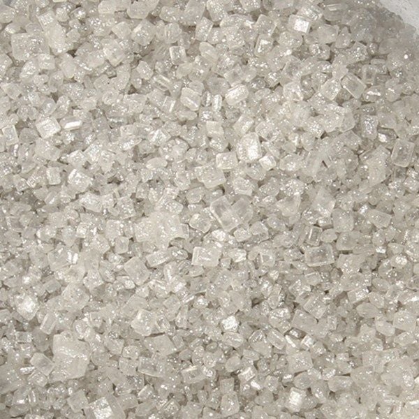 Sugarflair Silver Sparkling Shimmer Sugar 100g