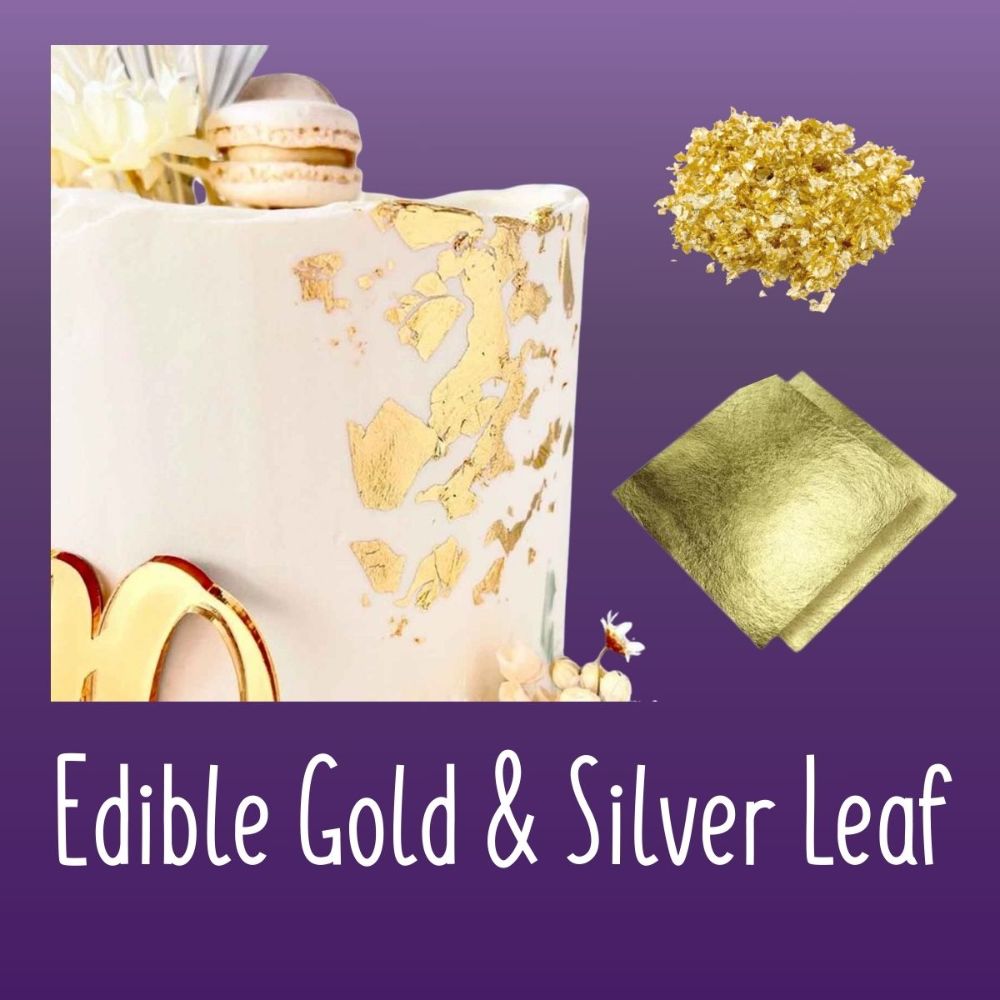 Edible Pure Gold & Silver Leaf
