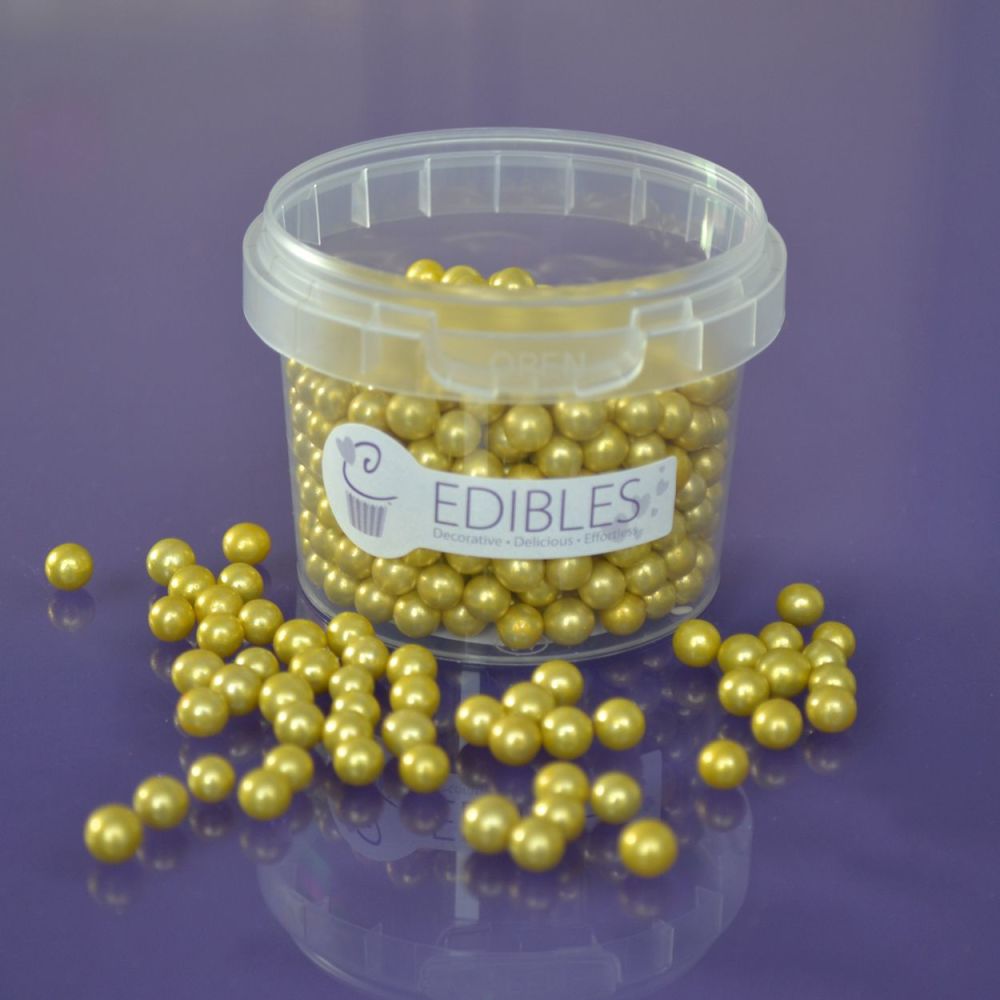 Edible Gold Balls - 6mm 