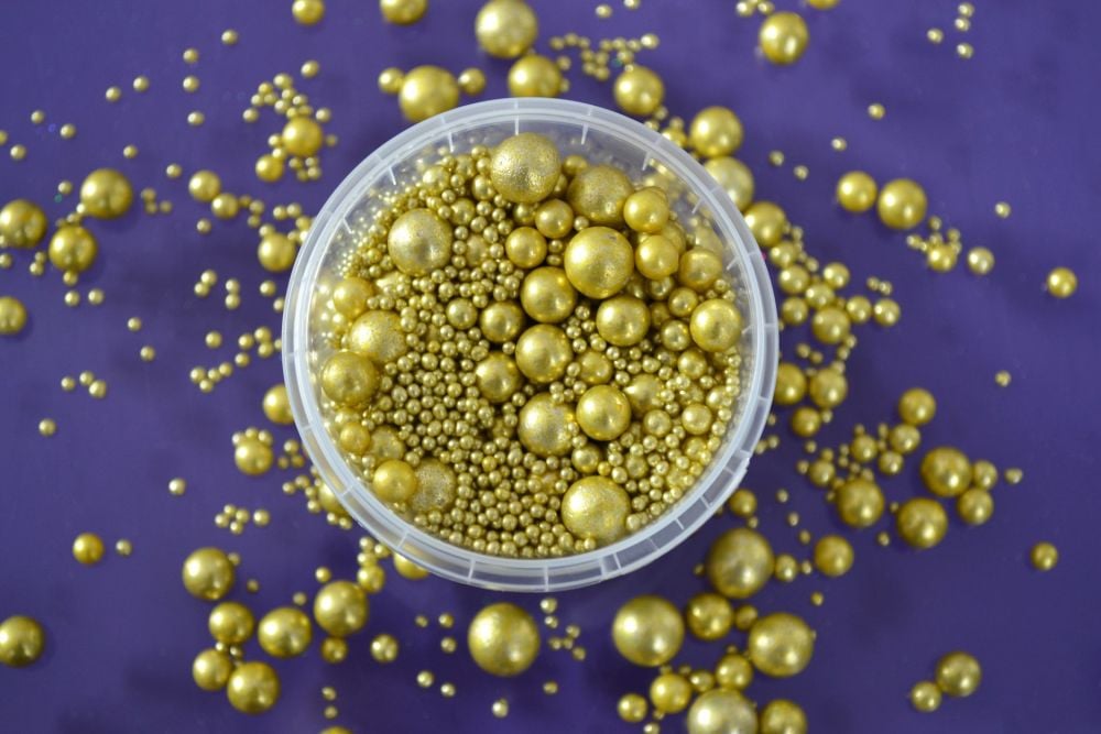 Edible Gold Balls - 6mm