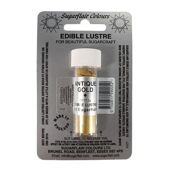 Edible Lustre Dust - Antique Gold
