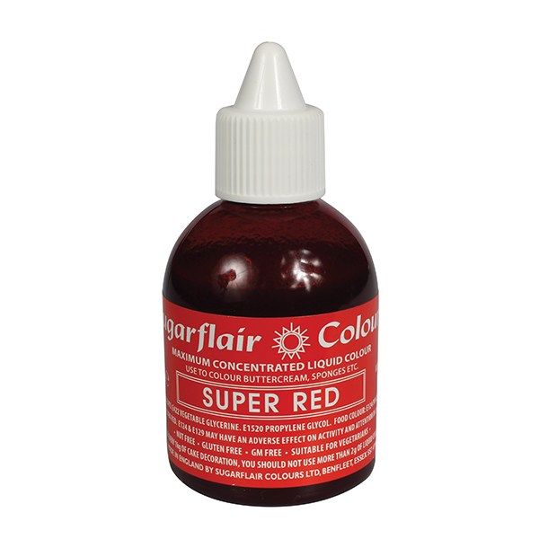 Sugarflair Super Red 60ml