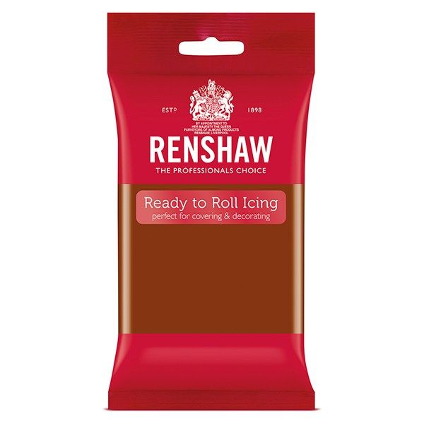 NEW** Renshaw Ready To Roll Icing - Dark Brown