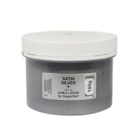 Sugarflair Lustre Colour 100g Pot - Satin Silver