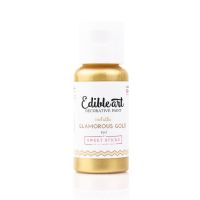 Sweet Sticks Edible Art Paint 15ml - Glamourous Gold
