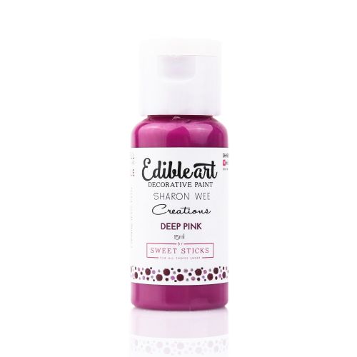 Sweet Sticks Edible Art Paint 15ml - Deep Pink