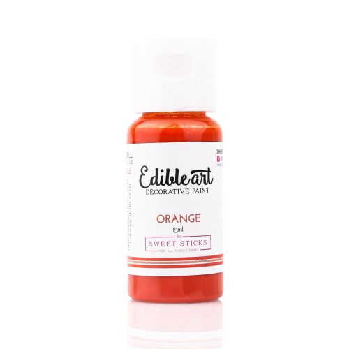 Sweet Sticks Edible Art Paint 15ml - Orange