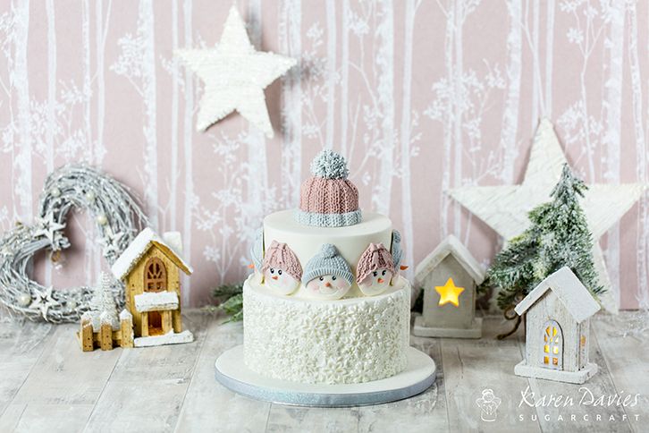 Karen Davies Cake Decorating Mould - SNOWFLAKES