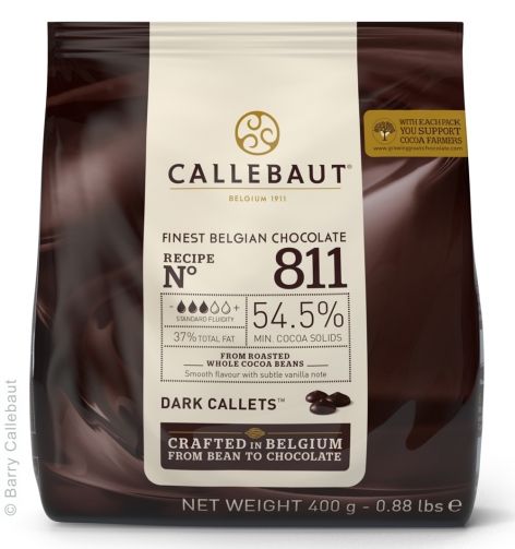 Callebaut Dark Chocolate 400g | Recipe 811