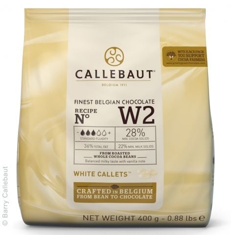 Callebaut White Chocolate 400g | Recipe W2