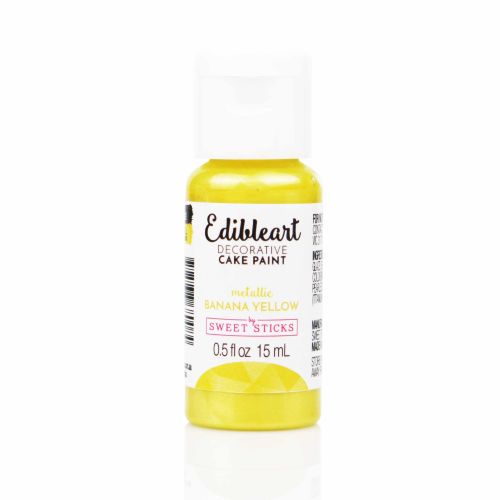 Sweet Sticks Edible Art Paint 15ml - Banana Yellow