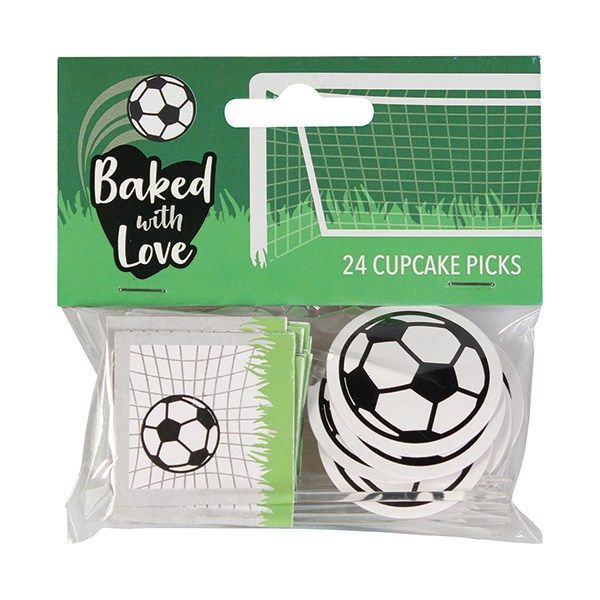 Baked with Love - Football Decorative Pics - Pack 24
