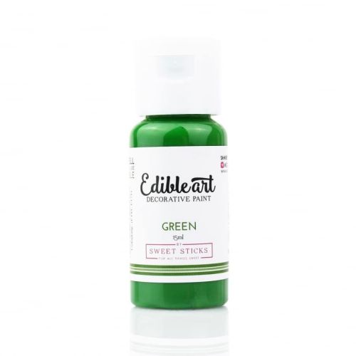 Sweet Sticks Edible Art Paint 15ml - Green