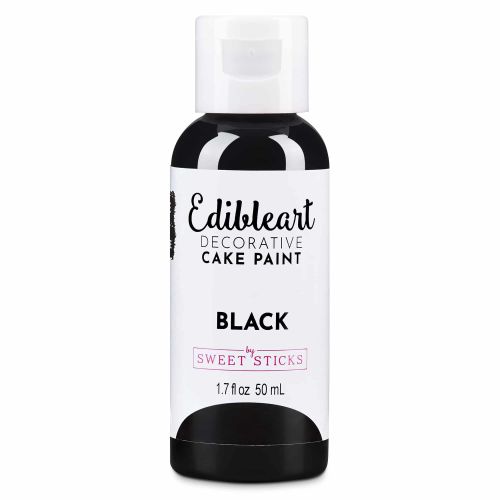 Sweet Sticks Edible Art Paint 50ml - Black