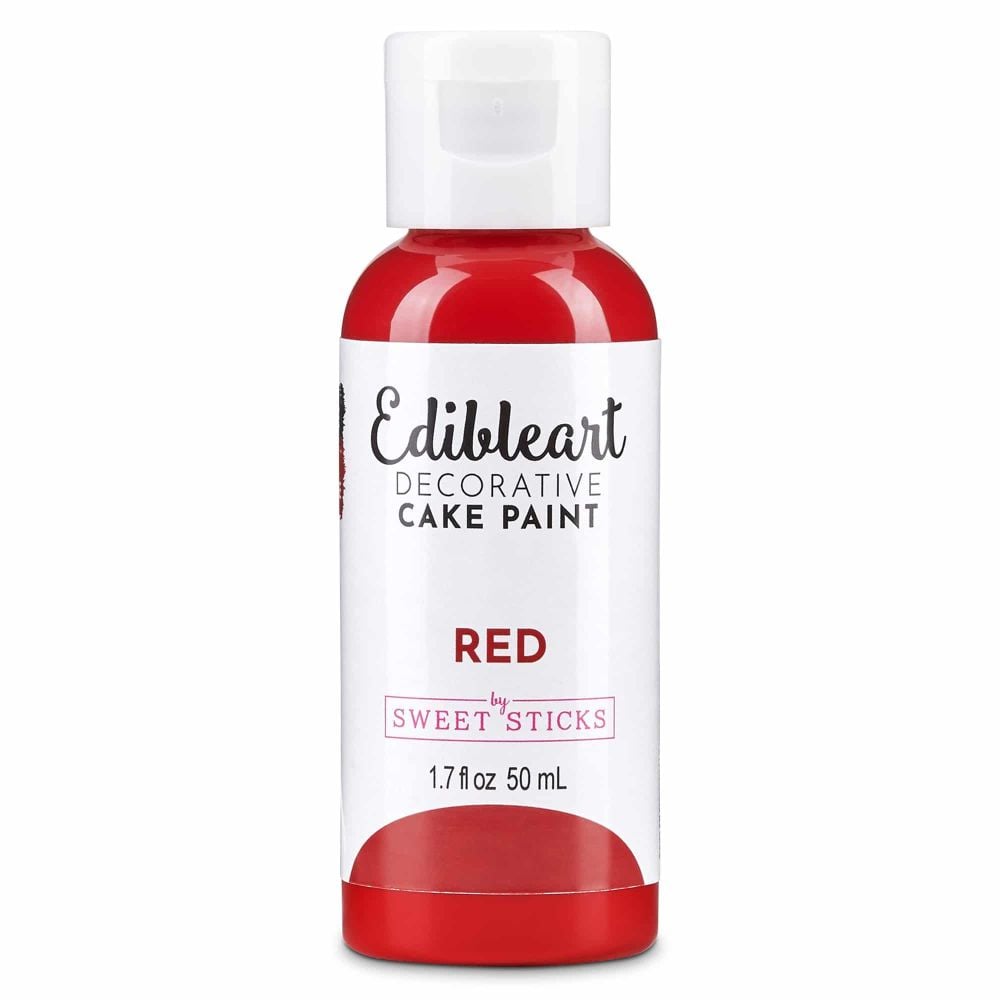 Sweet Sticks Edible Art Paint 50ml - Red