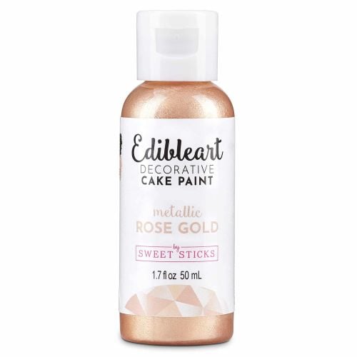 Sweet Sticks Edible Art Paint 50ml - Rose Gold