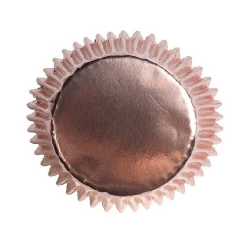 Rose Gold Cupcake Cases - Pack of 45