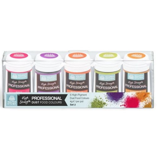 Edible Food Colour Dust Set 2 - 5 Muted Colours