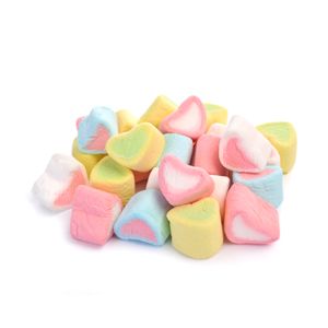 Marshmallow Heart Shape Pieces 500g Bag