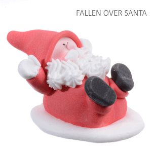 Sugar Fun Christmas Decoration - Santa