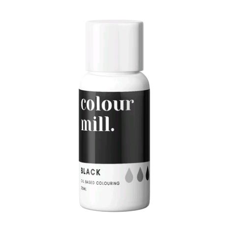 Colour Mill Oil Based Colour 20ml - BLACK