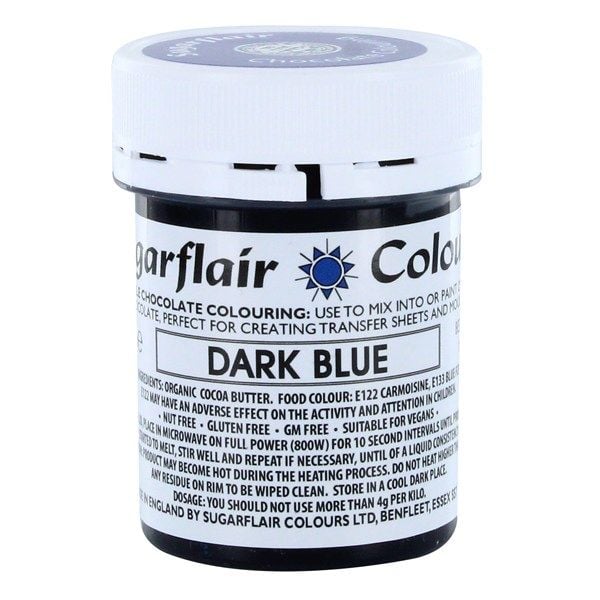 Sugarflair Chocolate Colouring 35g - DARK BLUE