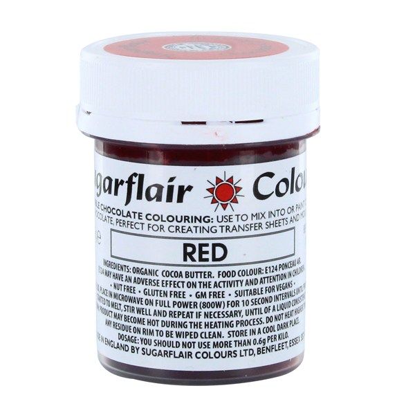 Sugarflair Chocolate Colouring 35g - RED