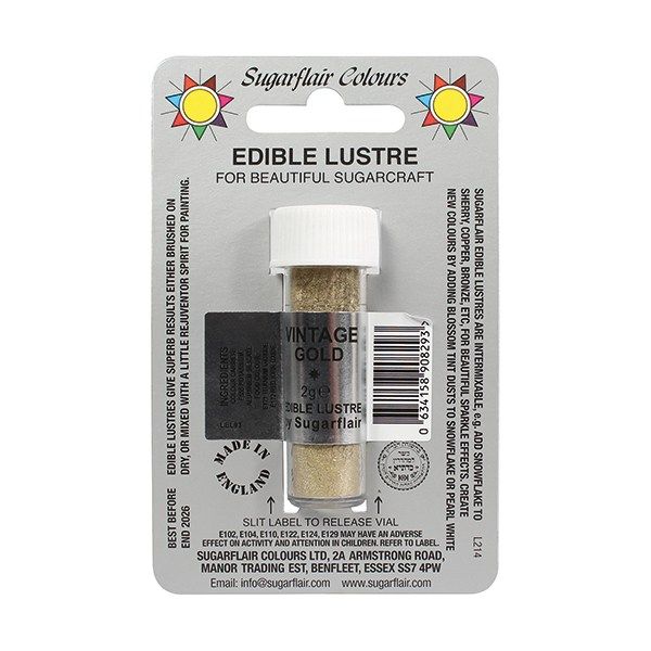 Edible Lustre Dust - Vintage Gold
